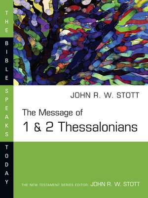 cover image of The Message of 1 and 2 Thessalonians